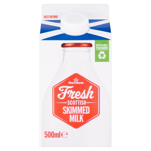 Morrisons Scottish Fresh Skimmed Milk