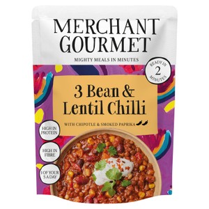 Merchant Gourmet 3-Bean & Lentil Chilli 280g