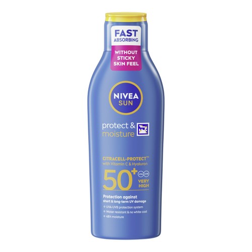 NIVEA SUN Protect & Moisture Sun Cream Lotion SPF50+