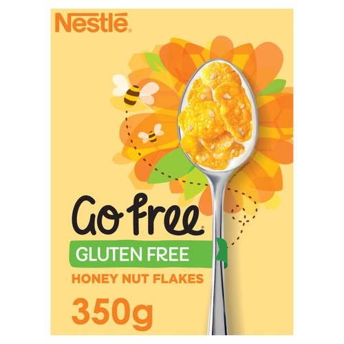 Nestle Go Free Gluten Free Honey Nut Flakes Cereal 350g