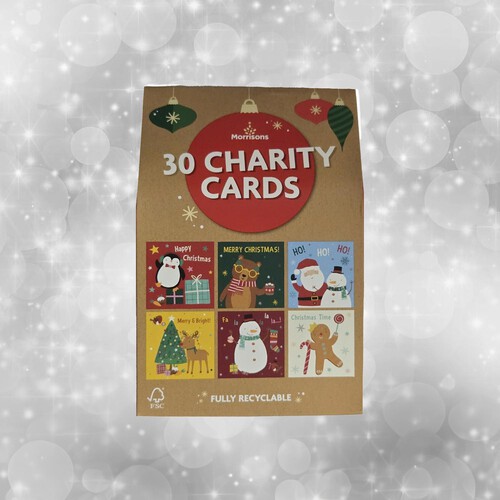 Morrisons Christmas Charity Kids School Cards 