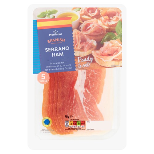 Morrisons Spanish Serrano Ham