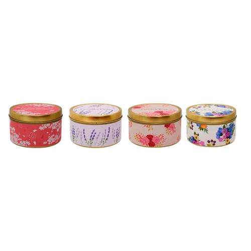 Nutmeg Home Mini Tin Candle Dearest Flowers