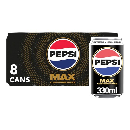 Pepsi Max No Caffeine No Sugar Cola Cans