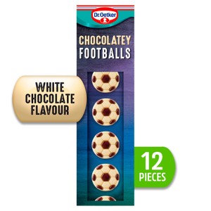 Dr. Oetker Chocolatey Footballs White Chocolate Flavour 12 Pieces 18g