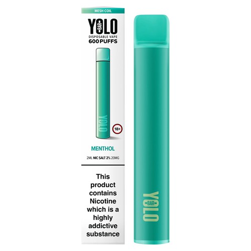 Yolo Bar Menthol 20mg