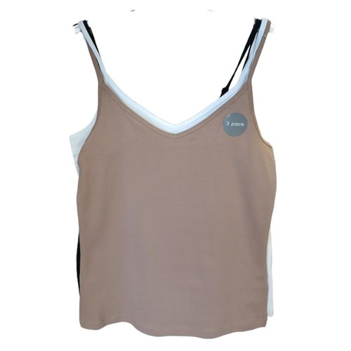 Nutmeg Ladies Size 22 3 Pack Nude Cami