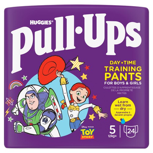 Huggies Pull-Ups Unisex Day Time Training Nappy Pants, Size 5