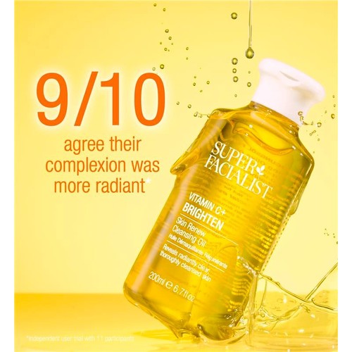 Super Facialist Vitamin C+ Brighten Skin Renew Cleansing Oil