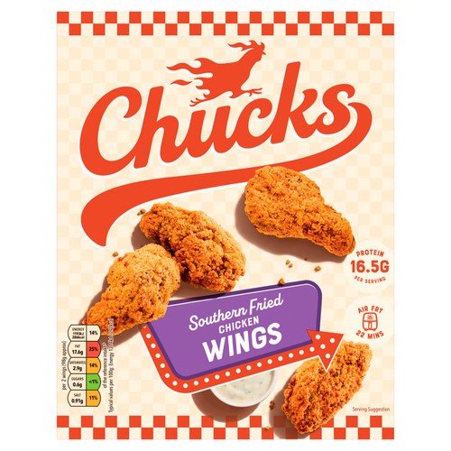 Chucks Southern Fried Wings 300g