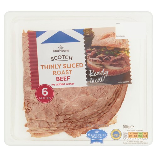 Morrisons carvery thin sliced beef