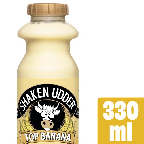 Shaken Udder Top Banana Milkshake