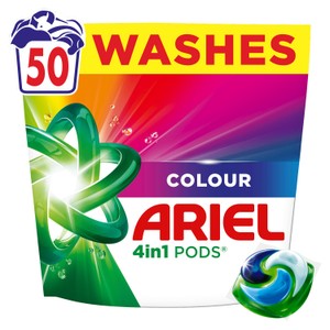 Ariel Colour All-in-1 Pods Washing Liquid Capsules 50 Washes