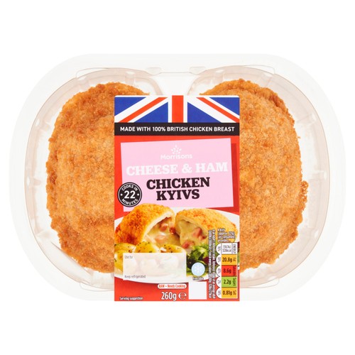 Morrisons 2 cheese ham chicken kyivs