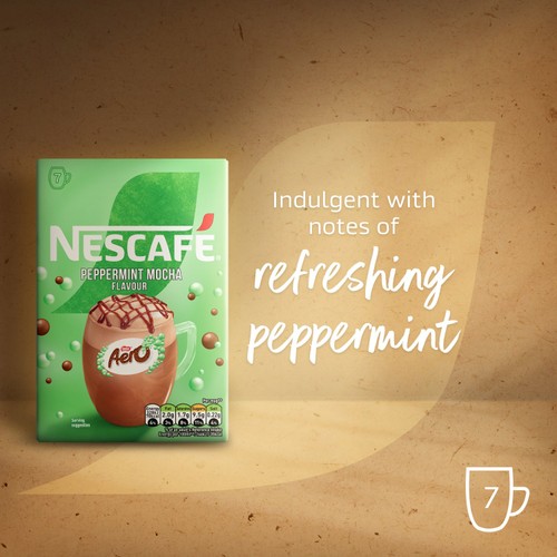 Nescafe Aero Peppermint Mocha Coffee 7x133g Sachets