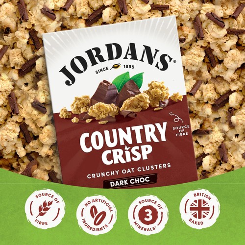 Jordans Country Crisp Dark Chocolate Breakfast Cereal   450g