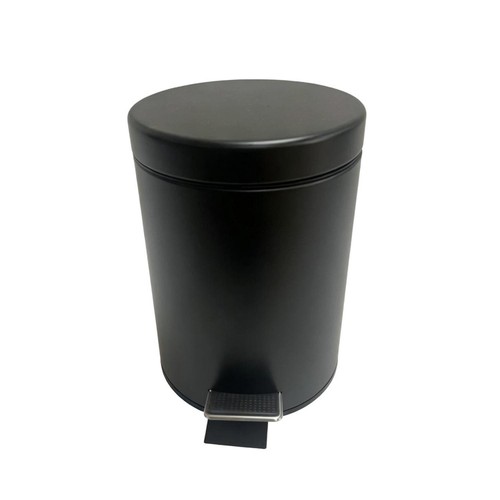 Spa Maison 3L Black Pedal Bin With Soft Close