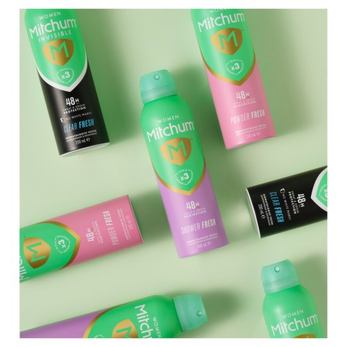 Mitchum Invisible Women Clear Fresh Antiperspirant & Deodorant 