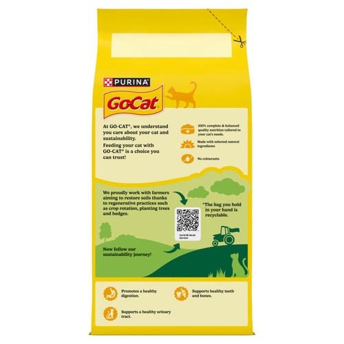 Go-Cat Herring And Vegetable Dry Cat Food 2kg