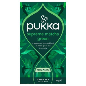 Pukka Organic Supreme Matcha Green Herbal Tea 20 Green Tea Bags 30g