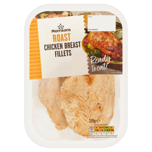  Morrisons Ready To Eat Roast Chicken Breast Fillets