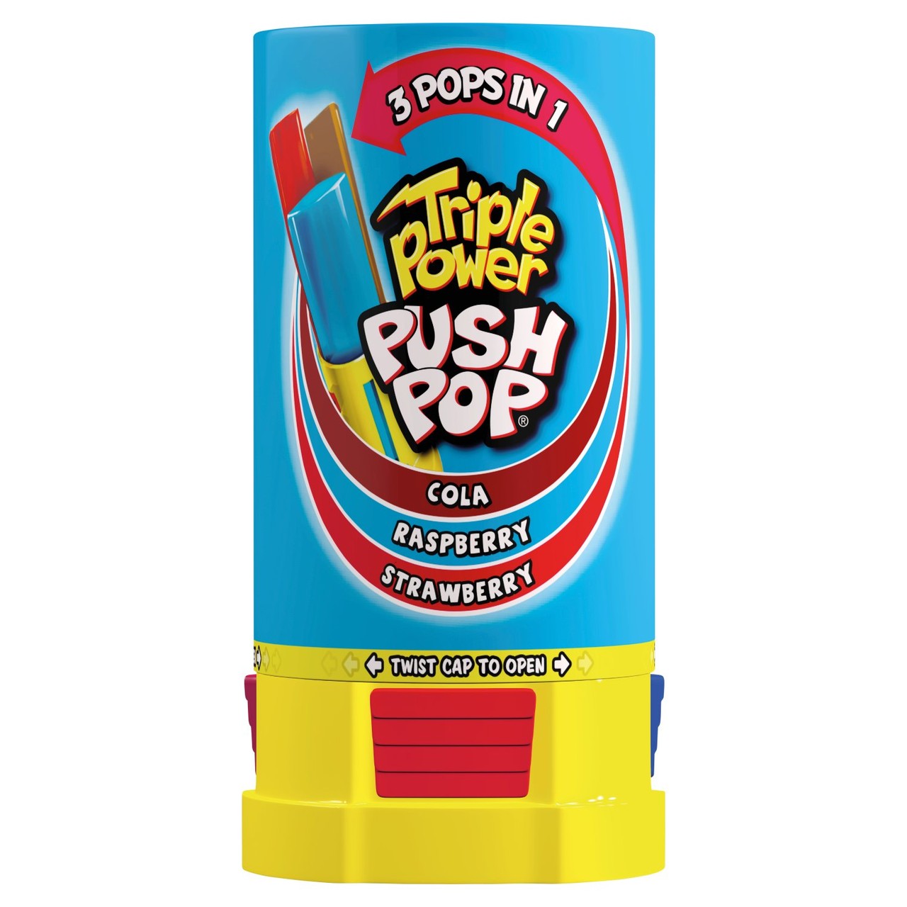 Push Pop Triple Power Push Pop Candy 34g