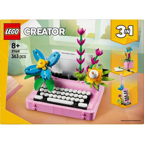 LEGO Creator 3in1 Typewriter with Flowers Toy 31169