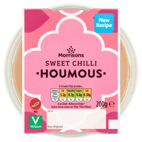 Morrisons sweet chilli houmous