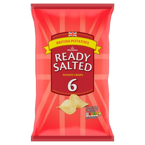 Morrisons Ready Salted Flavour Crisps Multipack