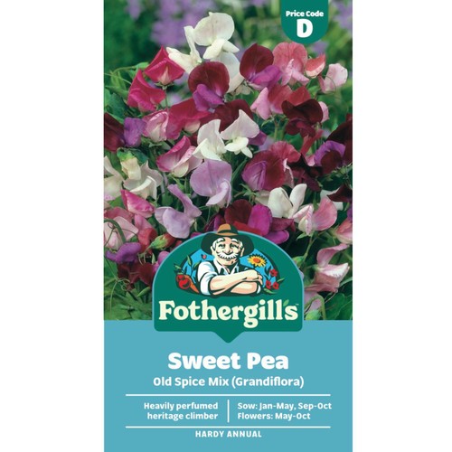 Mr Fothergills Sweet Pea Old Spice Mixed Seeds