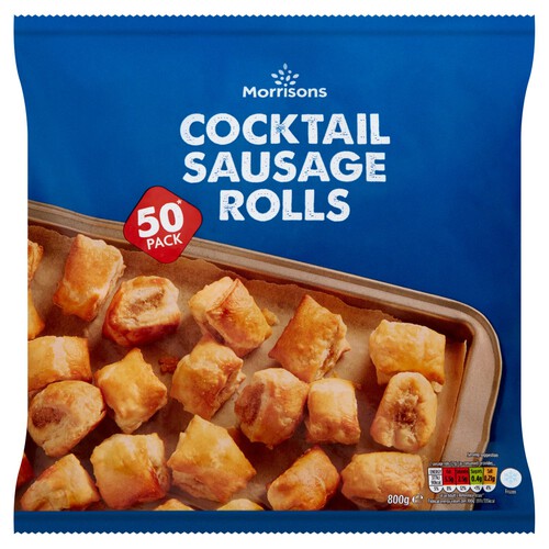 Morrisons Cocktail Sausage Rolls 50 Pack