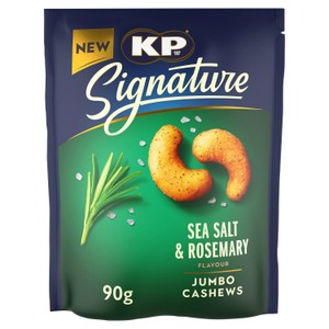 KP Signature Sea Salt and Rosemary Cashew Nuts