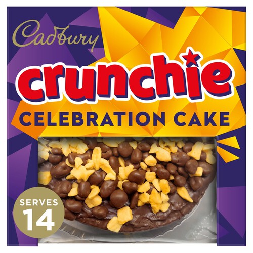 Cadbury Crunchie Celebration Cake Serves 14