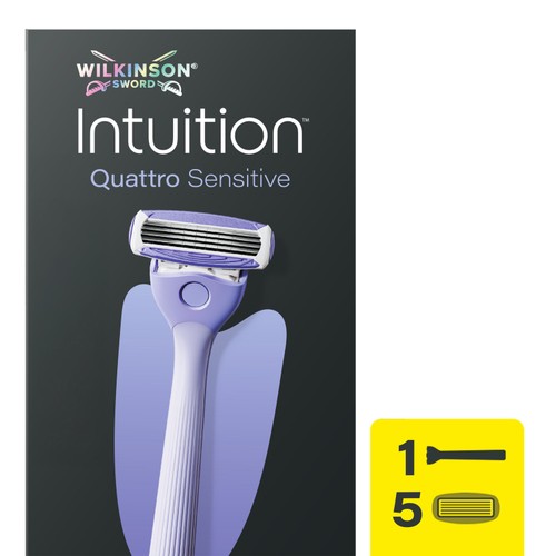 Wilkinson Sword Quattro For Women Rose Gold 1 Razor + 4 Blades