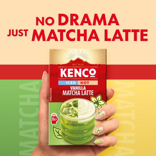 Kenco Vanilla Matcha Sachets 145.6G