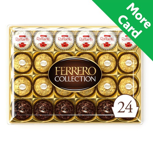 Ferrero Rocher Collection Chocolate Pralines Gift Box 24 Pieces 