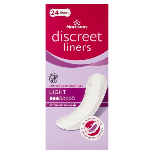 Morrisons Incontinence Comfort Liners