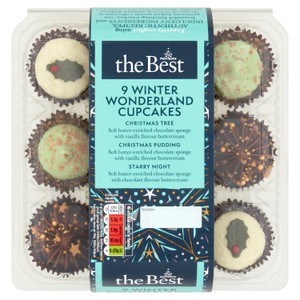 Morrisons Christmas Cupcakes