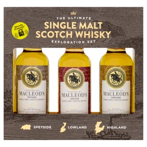 Single Malt Scotch Whisky Exploration Set 3 x 50ml