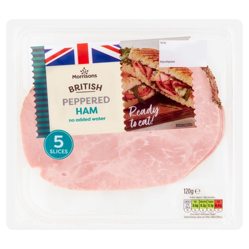 Morrisons british peppered ham