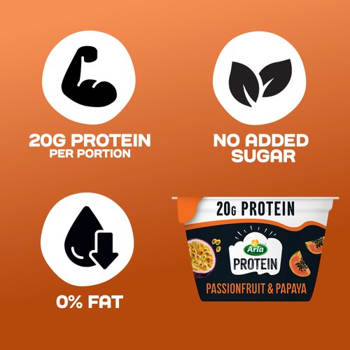 Arla Protein Passionfruit & Papaya Yogurt 200g