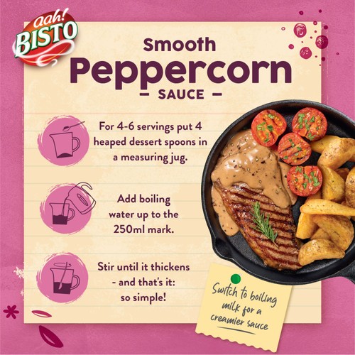 Bisto Peppercorn Sauce 