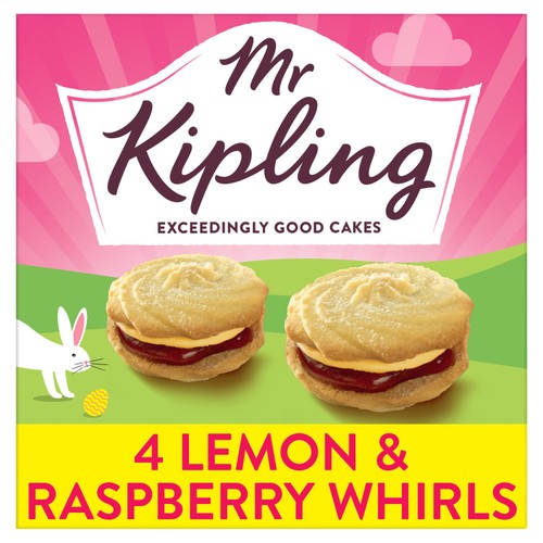 Mr Kipling Lemon & Raspberry Whirls