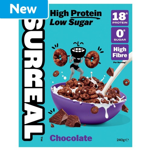 Surreal High Protein Low Sugar Cocoa Cereal 240g