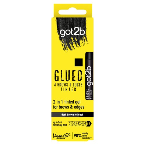 Got2b Glued Brows And Edges Black 16ml
