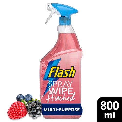 Flash Spray Wipe Done Antibacterial Cleaning Spray Wild Berries