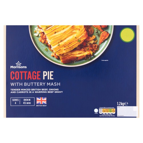 Morrisons Cottage Pie with Buttery Mashed Potato