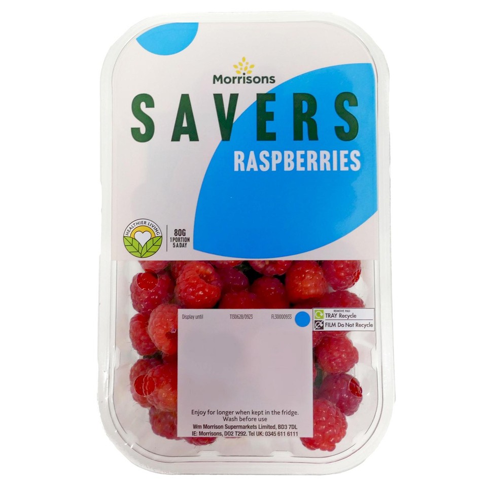 Morrisons Savers Raspberries - Morrisons Online Groceries & Offers