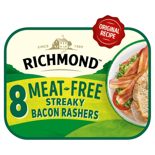 Richmond 8 Meat Free Vegan Streaky Bacon Rashers