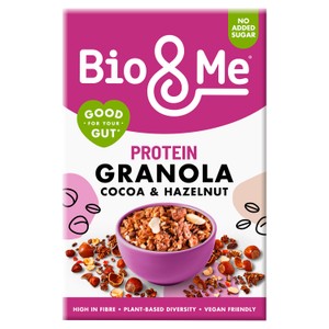 Bio&Me Cocoa & Hazelnut Gut-Loving Prebiotic Granola